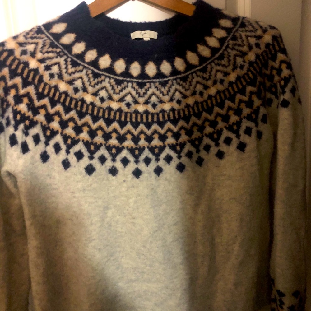 Joie fair isle sweater
